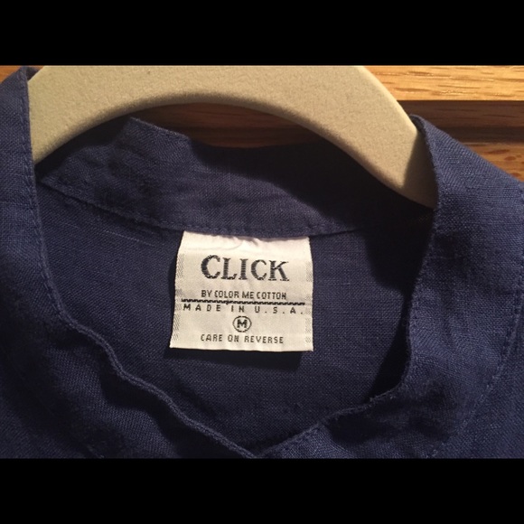 Click Brand Linen Shirt.New without tags. - Picture 5 of 5